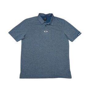 Oakley Men's Medium Polo Shirt Regular Fit 100% Polyester Short Sleeve